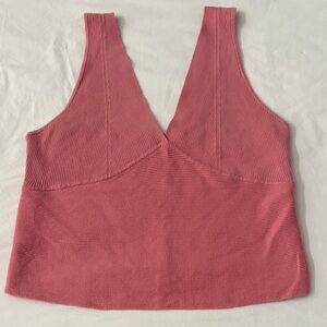 Banana Republic Coral Knit Tank Top sz Large